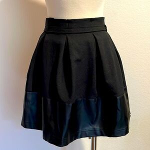 *new* leather high waisted skirt